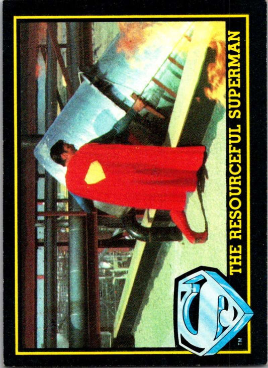 1983 Topps Superman III #19 The Resourceful Superman Image 1