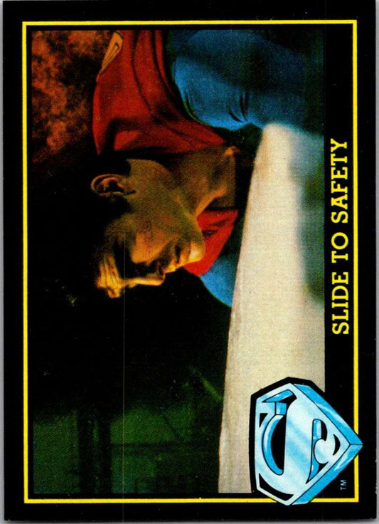 1983 Topps Superman III #20 Slide to Safety Image 1