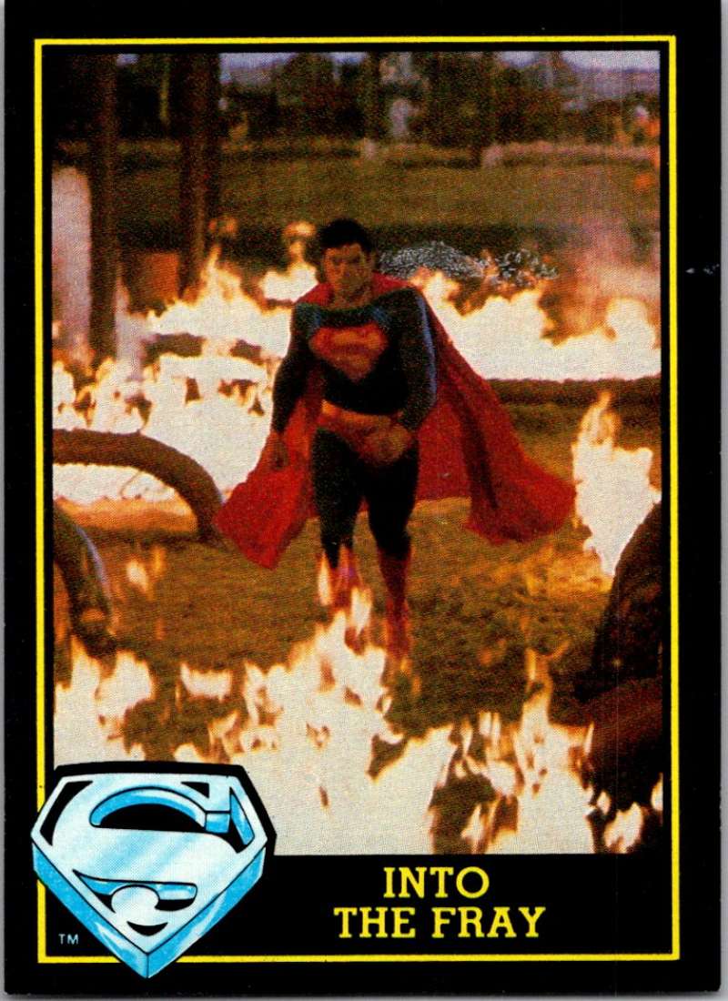 1983 Topps Superman III #22 Into the Fray Image 1