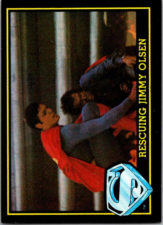 1983 Topps Superman III #23 Rescuing Jimmy Olsen Image 1