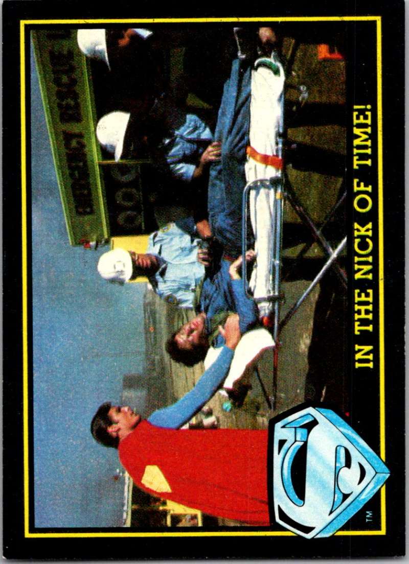 1983 Topps Superman III #24 In the Nick of Time! Image 1