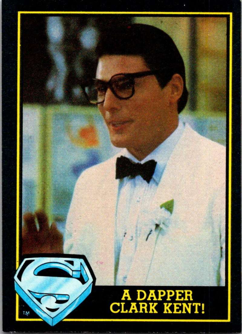 1983 Topps Superman III #27 A Dapper Clark Kent! Image 1