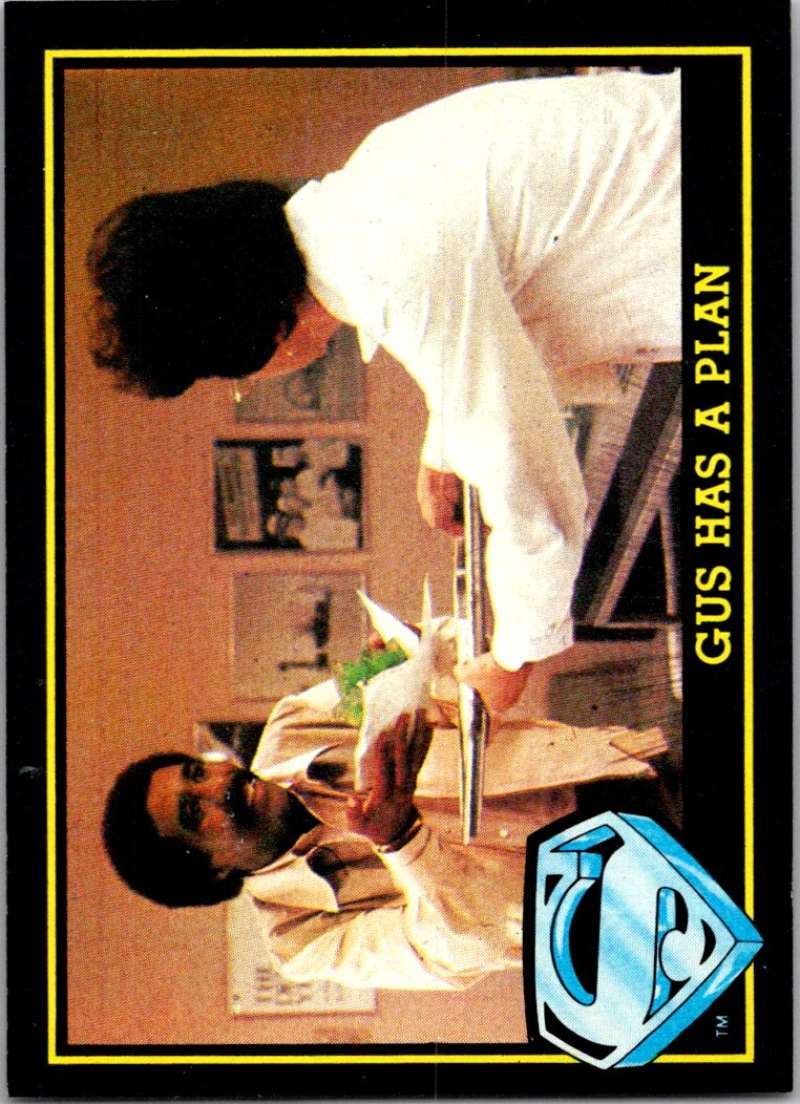 1983 Topps Superman III #30 Gus Has a Plan Image 1
