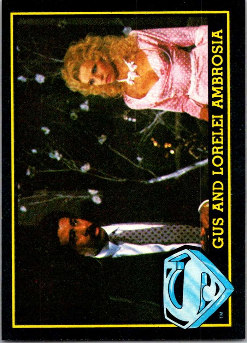 1983 Topps Superman III #32 Gus and Lorelei Ambrosia Image 1