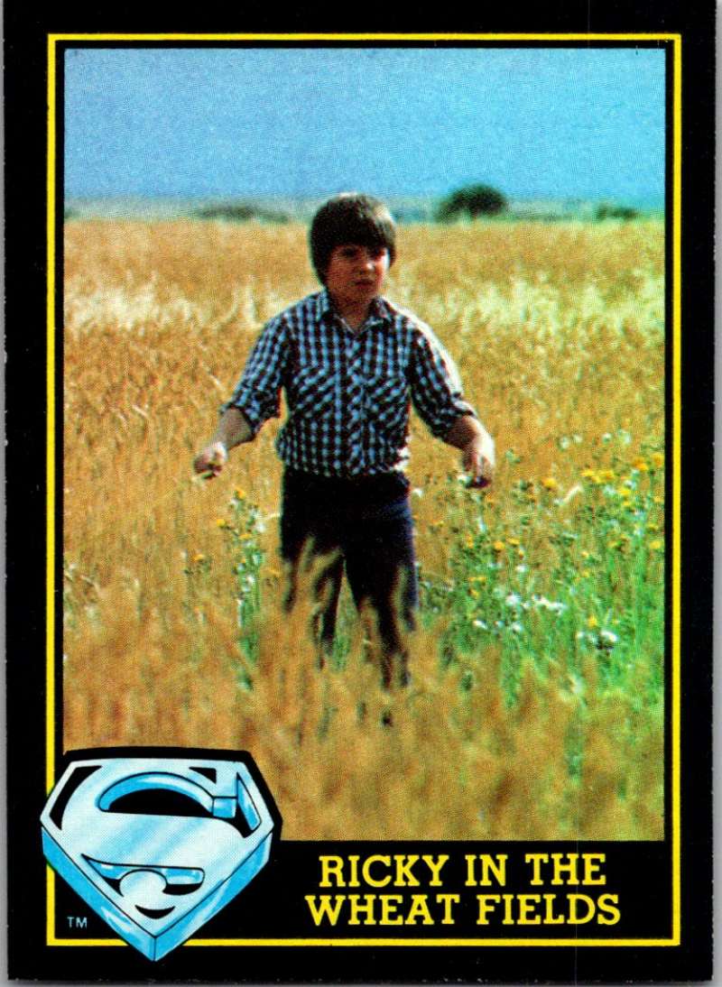 1983 Topps Superman III #35 Ricky in the Wheat Fields