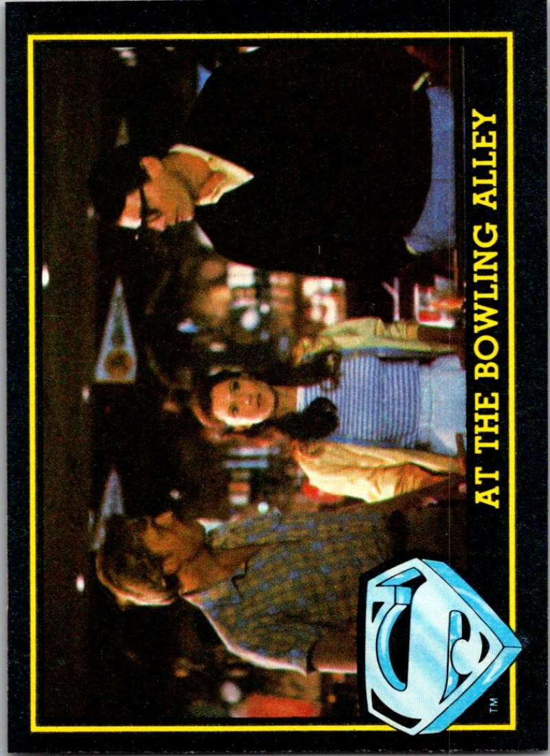 1983 Topps Superman III #39 At the Bowling Alley Image 1