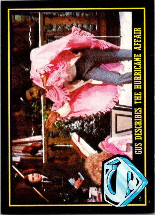 1983 Topps Superman III #44 Gus Describes the Hurricane Affair Image 1