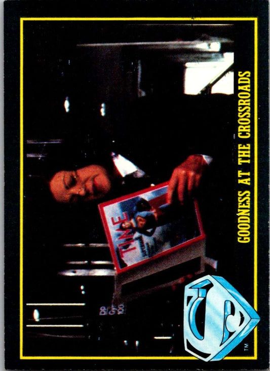 1983 Topps Superman III #54 Goodness at the Crossroads Image 1