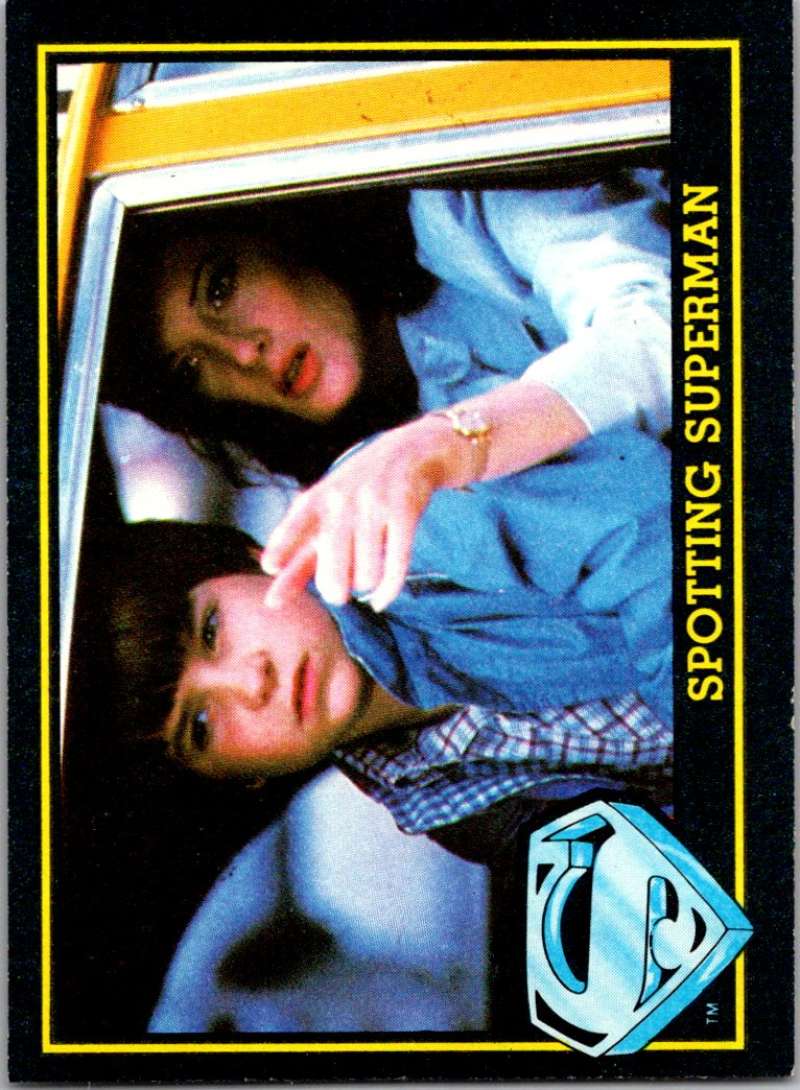 1983 Topps Superman III #58 Spotting Superman Image 1