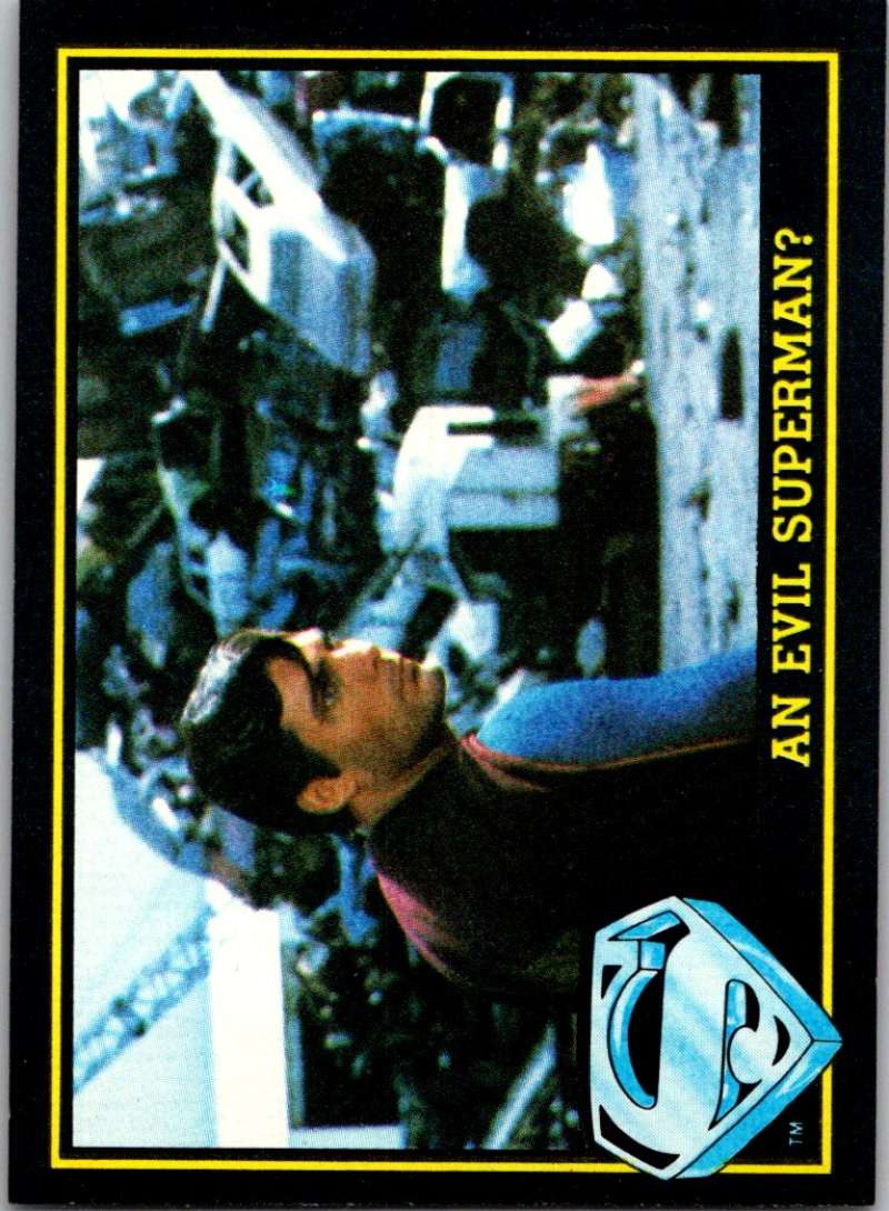 1983 Topps Superman III #59 An Evil Superman? Image 1