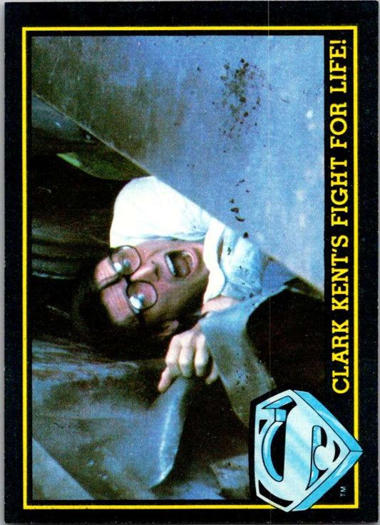 1983 Topps Superman III #65 Clark Kent's Fight for Life! Image 1