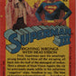 1983 Topps Superman III #69 Righting Wrongs with Heat-Vision Image 2