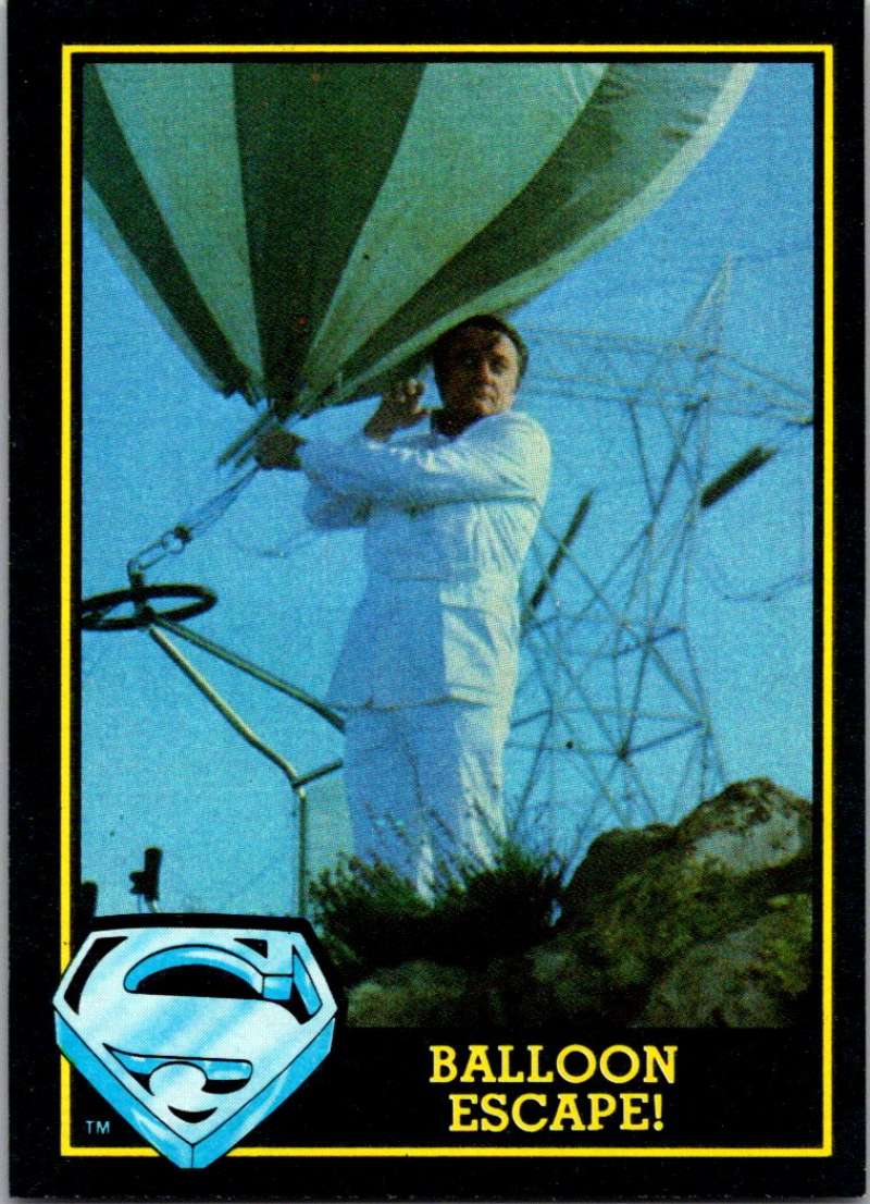 1983 Topps Superman III #71 Balloon Escape