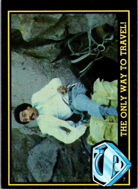 1983 Topps Superman III #72 The Only Way To Travel! Image 1