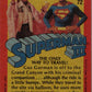 1983 Topps Superman III #72 The Only Way To Travel! Image 2