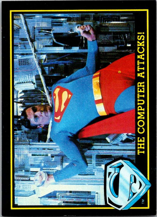 1983 Topps Superman III #75 The Computer Attacks! Image 1