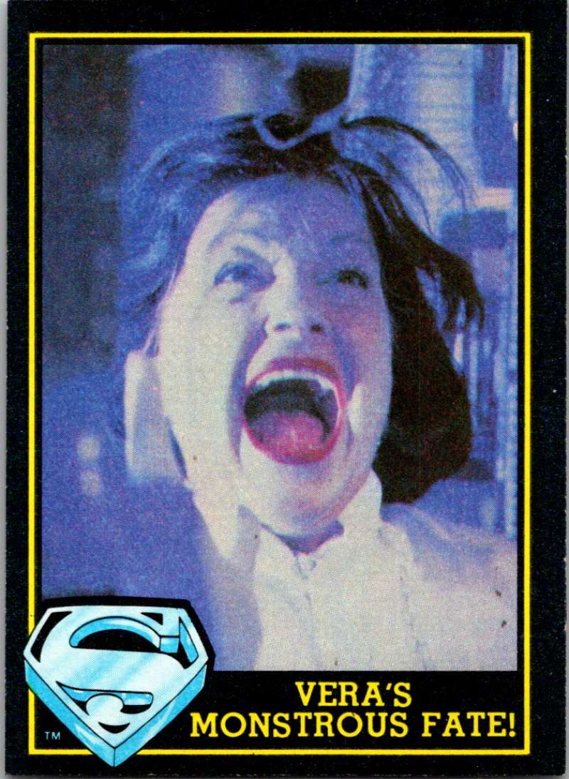 1983 Topps Superman III #83 Vera's Monstrous Fate! Image 1