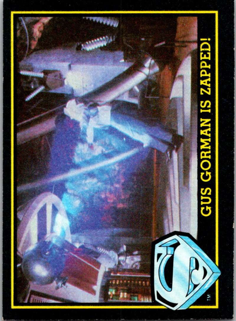 1983 Topps Superman III #87 Gus Gorman Is Zapped!