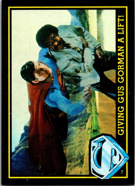 1983 Topps Superman III #92 Giving Gus Gorman a Lift! Image 1