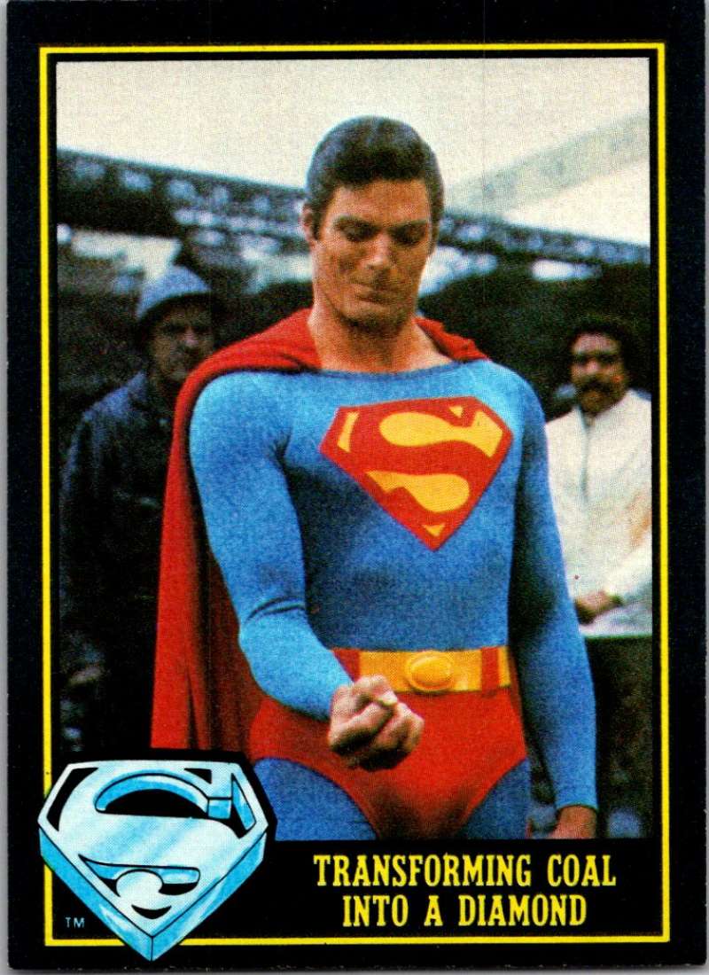 1983 Topps Superman III #94 Transforming Coal into a Diamond Image 1