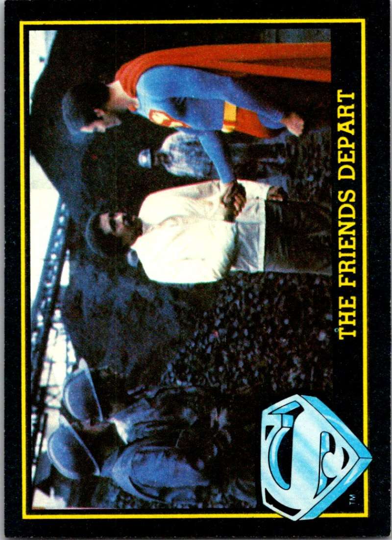 1983 Topps Superman III #95 The Friends Depart Image 1