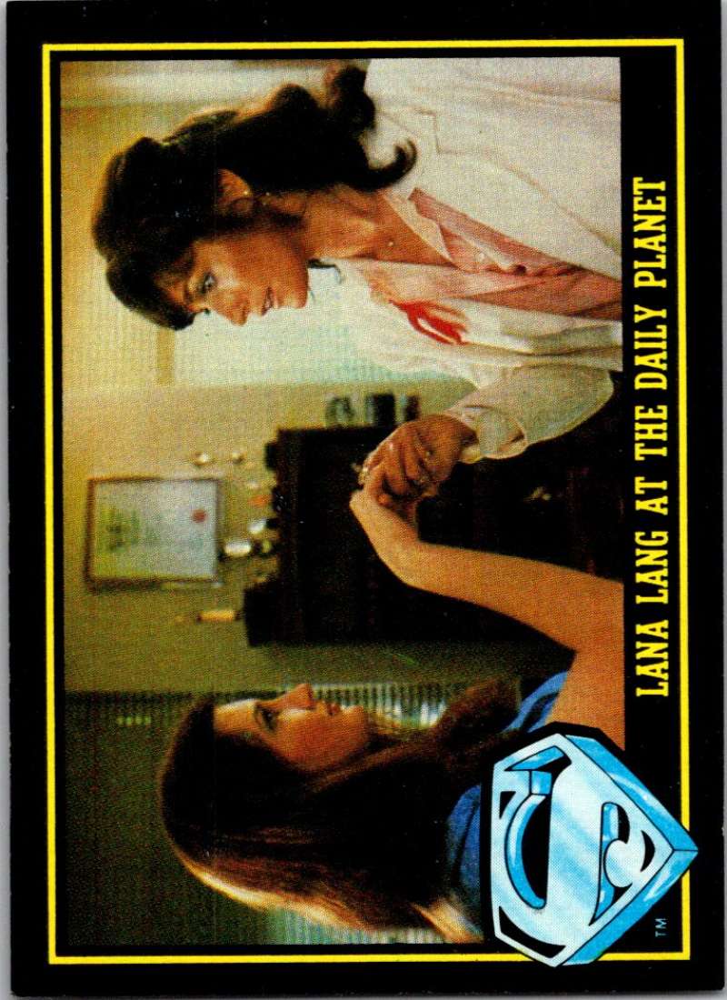 1983 Topps Superman III #97 Lana Lang at the Daily Planet Image 1