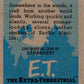 1982 Topps E.T. The Extraterrestrial #2 Alien Visitors! Image 2