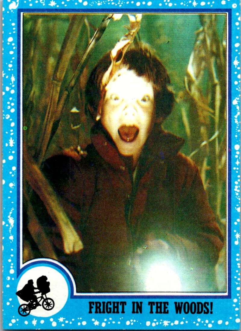 1982 Topps E.T. The Extraterrestrial #6 Fright in the Woods! Image 1