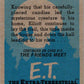 1982 Topps E.T. The Extraterrestrial #11 A Trail of Candy