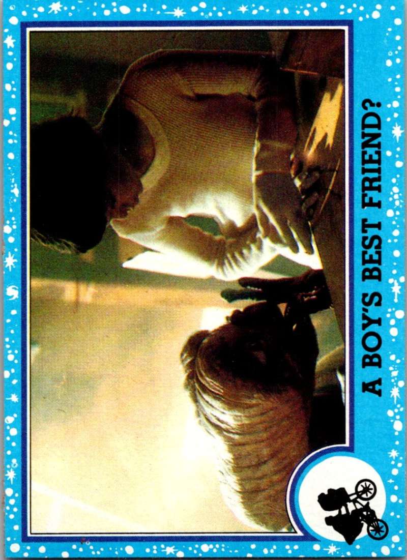 1982 Topps E.T. The Extraterrestrial #13 A Boy's Best Friend? Image 1