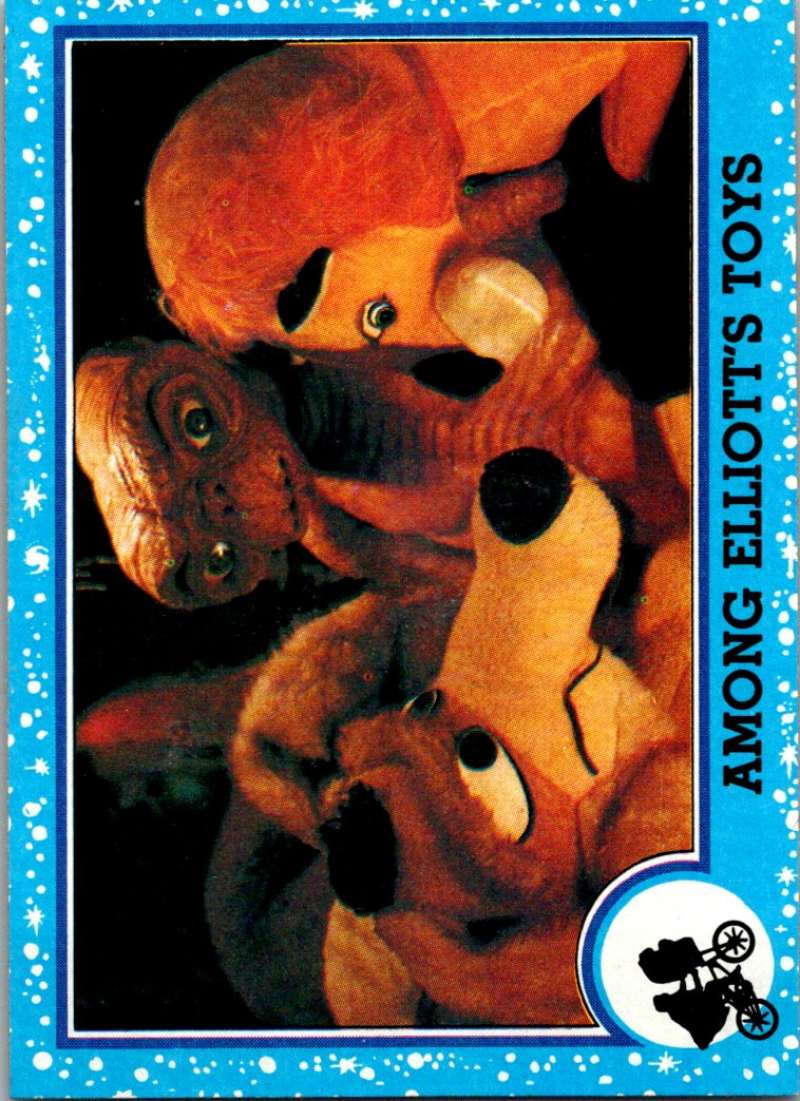 1982 Topps E.T. The Extraterrestrial #15 Among Elliott's Toys Image 1