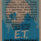 1982 Topps E.T. The Extraterrestrial #16 Reading a Comic Strip! Image 2
