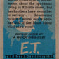 1982 Topps E.T. The Extraterrestrial #20 Gertie Says "Hi!" Image 2