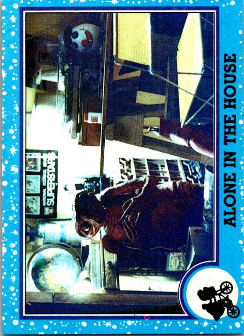 1982 Topps E.T. The Extraterrestrial #22 Alone in the House