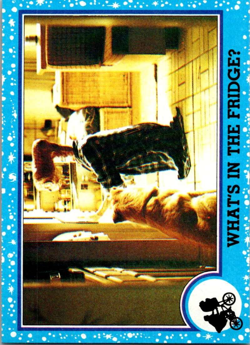 1982 Topps E.T. The Extraterrestrial #25 What's In the Fridge? Image 1