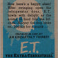 1982 Topps E.T. The Extraterrestrial #26 Time for a Snack! Image 2