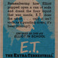 1982 Topps E.T. The Extraterrestrial #27 Unearthly Thirst! Image 2