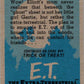1982 Topps E.T. The Extraterrestrial #43 Off On Their Mission Image 2
