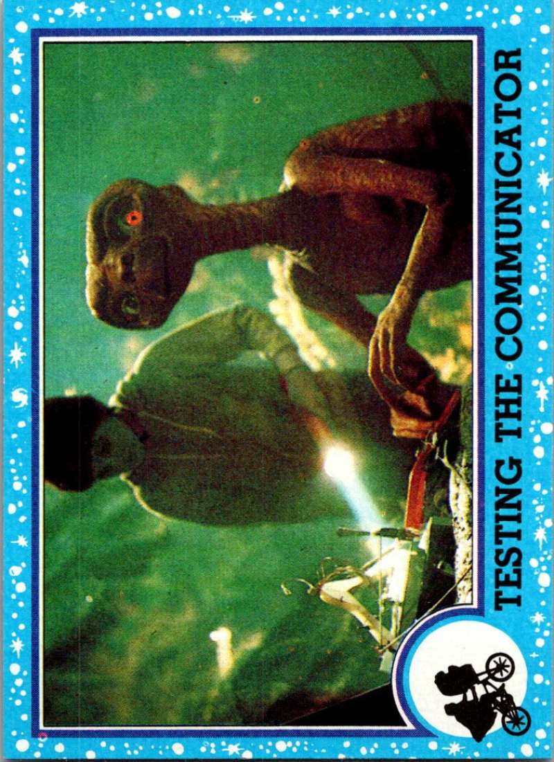 1982 Topps E.T. The Extraterrestrial #48 Testing the Communicator Image 1