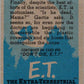 1982 Topps E.T. The Extraterrestrial #58 The Emergency Ends Image 2