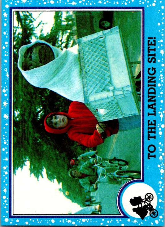 1982 Topps E.T. The Extraterrestrial #64 To the Landing Site! Image 1