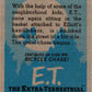 1982 Topps E.T. The Extraterrestrial #64 To the Landing Site! Image 2