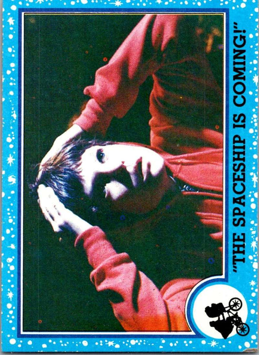 1982 Topps E.T. The Extraterrestrial #70 The Spaceship Is Coming! Image 1