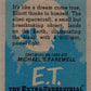 1982 Topps E.T. The Extraterrestrial #71 Cosmic Landing Image 2