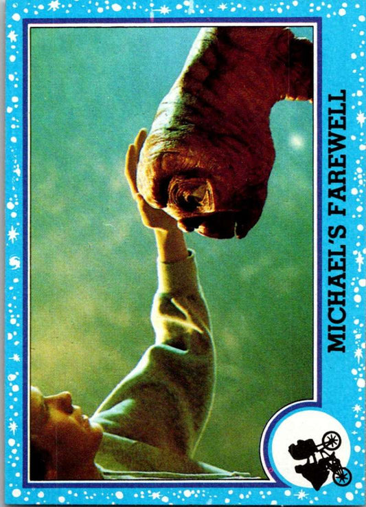 1982 Topps E.T. The Extraterrestrial #72 Michael's Farewell Image 1