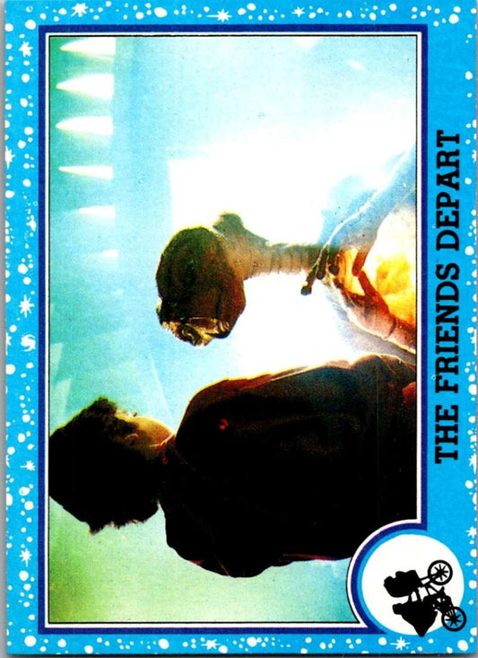 1982 Topps E.T. The Extraterrestrial #75 The Friends Depart Image 1