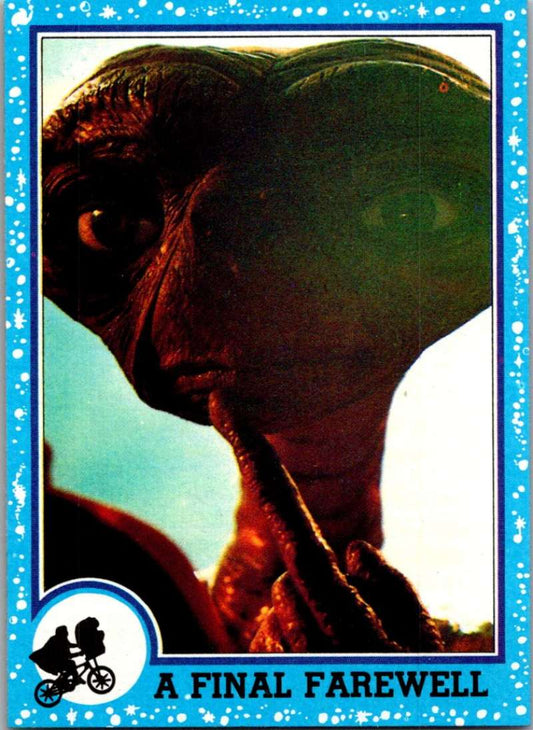 1982 Topps E.T. The Extraterrestrial #76 A Final Farewell Image 1