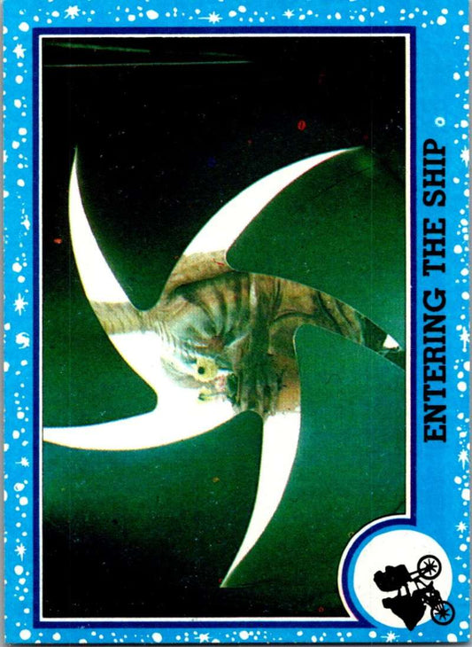 1982 Topps E.T. The Extraterrestrial #77 Entering the Ship Image 1