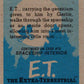 1982 Topps E.T. The Extraterrestrial #78 E.T. and His Gift Image 2