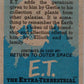 1982 Topps E.T. The Extraterrestrial #80 Interstellar Garden Image 2